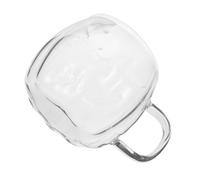LOORGVEL Verre à Café Citrouille Borosilicate Haute Résistance Tasse Transparente pour Boissons Chaudes et Froides Mug Décoratif Halloween pour Bureau et Maison