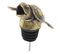 LOORGVEL Verseur Bouteille Vin Alliage de Zinc Forme Tortue Décoratif pour Bar et Soirées Verseur Bec Bouteille Élégant pour Amateurs de Vin