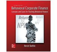 Loose Leaf For Behavioral Corporate Finance