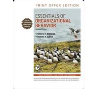Loose-Leaf for Essentials of Organizational Behavior, 16th edition