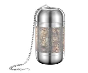 Loose Leaf Tea Infuser - Extra Fine Mesh Ball Strainer | Practical Steeper for Black Tea Rooibos Green Oolong Chamomile, Durable Brewing Accessory for Kitchen Cafe Home Use