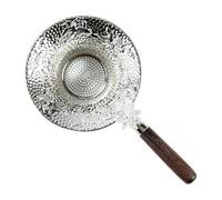 Loose Leaf Tea Steeper - Reusable Stainless Steel Tea Infuser With Comfortable Handle And Fine Mesh Filter | Durable Loose Ţea Brewing Strainer For Smooth Flavor Extraction Restaurant Kitchen Use