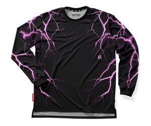 Loose Riders Maillot Electric L/S violet/noir