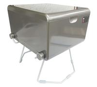 LooSeal EVO Toilettes de soudage mobiles avec batterie, toilettes de camping pour fourgonnettes, tentes et voitures (gris)