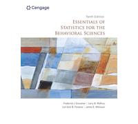 Looseleaf for Essentials of Statistics for the Behavorial Sciences (10th Edition)