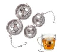 Looses Loose Leaf Tea Steeper | 2 Pieces Fine Mesh Portable Stainless Steel