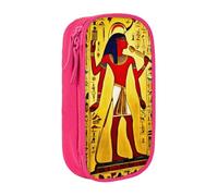 Lootpe Ancient Egypt Tribe Series Trousse à crayons avec fermeture éclair Grande capacité