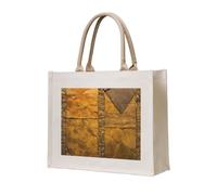 lootpe Rustic Rocks Sac fourre-tout imprimé mur brique Sac cadeau personnalisé Sac de plage en toile Sac de voyage Sacs de courses Cadeau pour femme maman