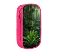 Lootpe Trousse à crayons avec fermeture éclair - Grande capacité - Motif forêt tropicale