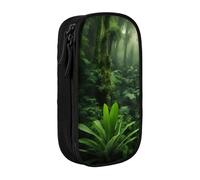 Lootpe Trousse à crayons avec fermeture éclair - Grande capacité - Motif forêt tropicale