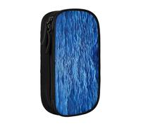 Lootpe Trousse à crayons avec fermeture éclair - Grande capacité - Motif océan bleu