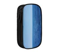 Lootpe Trousse à crayons avec fermeture éclair - Grande capacité - Motif océan bleu