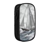 Lootpe Trousse à crayons avec fermeture éclair - Grande capacité - Motif océan - Pour bureau