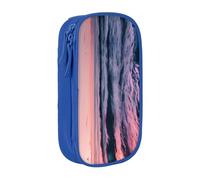 Lootpe Trousse à crayons avec impression d'eau de mer, sac de rangement, boîte à crayons de grande capacité, trousse à stylos portable avec fermeture éclair