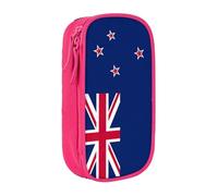 Lootpe Trousse à crayons avec imprimé drapeau de la Nouvelle-Zélande, sac de rangement, boîte à crayons de grande capacité, trousse portable avec fermeture éclair
