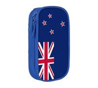 Lootpe Trousse à crayons avec imprimé drapeau de la Nouvelle-Zélande, sac de rangement, boîte à crayons de grande capacité, trousse portable avec fermeture éclair