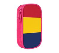 Lootpe Trousse à crayons avec imprimé drapeau du Tchad, sac de rangement, boîte à crayons de grande capacité, trousse à crayons portable avec fermeture éclair