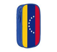 Lootpe Trousse à crayons avec imprimé drapeau du Venezuela, sac de rangement, boîte à crayons de grande capacité, trousse à crayons portable avec fermeture éclair