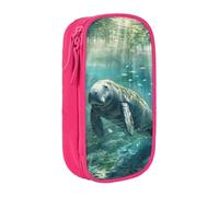 Lootpe Trousse à crayons Crazy Save Manatee - Grande capacité - Avec fermeture éclair