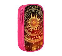 Lootpe Trousse à crayons Gears Clock Bronze Century - Grande capacité - Avec fermeture éclair