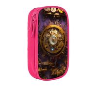 Lootpe Trousse à crayons Gears Clock Bronze Century - Grande capacité - Avec fermeture éclair