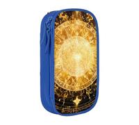 Lootpe Trousse à crayons Gears Clock Bronze Century - Grande capacité - Avec fermeture éclair