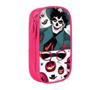 Lootpe Trousse à crayons imprimée Happy Halloween Day 1, sac de rangement, boîte à crayons de grande capacité, trousse à stylos portable avec fermeture éclair