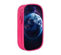 Lootpe Trousse à crayons imprimée Universe Planet - Grande capacité - Avec fermeture éclair