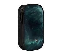 Lootpe Trousse à crayons imprimée Universe Planet - Grande capacité - Avec fermeture éclair