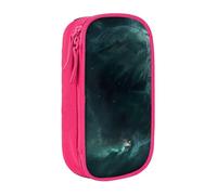 Lootpe Trousse à crayons imprimée Universe Planet - Grande capacité - Avec fermeture éclair