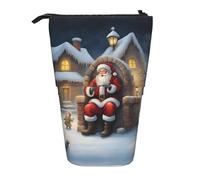 lootpe Trousse à crayons télescopique avec imprimé Père Noël et neige