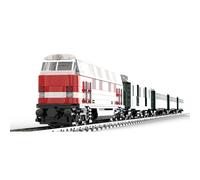 LootPop Kit de train électrique BR118 avec 4 voitures - Kit de tramway premium pour adultes (version dynamique avec réglage de la vitesse/4696 pièces)