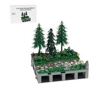 LootPop MOC-208074 C10 Burg Hohengeroldseck - Kit de construction pour château médiéval - Chemin à travers la ruine forestière - Kit de construction pour MOC-207737 Château Hohengeroldseck (1388