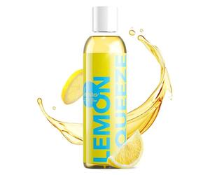 Loovara Huile de massage 250 ml - LEMON SQUEEZE - Huile de massage érotique et stimulante avec un parfum fruité d’agrumes pour des préliminaires sensuels et des massages en couple