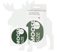 Loovara - Pack de 12 Préservatifs - Preservatifs Taille 69 - Dimension Moose - Preservatif Homme Fin en Caoutchouc Naturel - Boîte de Preservatifs Hommes Vegans - Variété de Tailles