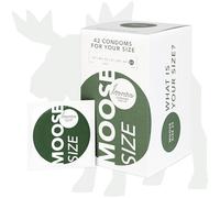 Loovara préservatifs, Moose (taille 60, fins), pour plus de plaisir et de sensations, Lot de 42