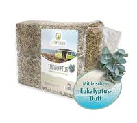 Loovolution Litière pour toilettes 3 kg avec eucalyptus | Litière de chanvre pour toilettes séparées, toilettes sèches, toilettes de camping | Compostable | Sans poussière