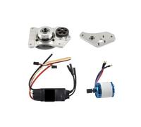 LOOwAH 1 Ensemble Compatible avec Moteur 130CC, démarreur d'avion modèle RC avec Moteur Universel(DLE130ES with ESC)