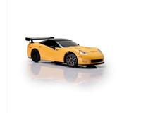 LooWindoer Véhicule RC FPV 1:43 avec caméra FPV Jaune | Direction directe et réponse au gaz, alimentation rechargeable, châssis absorbant les chocs, longueur 5,3 cm