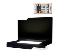 LOOXIS Premium Acrylique Socle Lumineux, pour la Photo Laser personnalisée, LEDs, Acrylique Noir Brillant - Taille 2