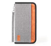 Looxmeer Portefeuilles Passeport, Porte-Passeport Porte-Organiseur de Voyage Portefeuille de Documents Portable avec Blocage RFID, Cartes de Crédit, Cartes d'Identité, Billets d'avion pour Femme Homme