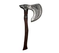 LOOYAR Hache de bouclier Viking en mousse PU pour berserker guerrier chevalier costume bataille jeu Halloween Cosplay LARP