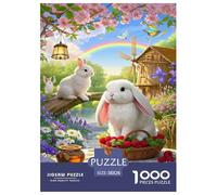 Lop-Eared Rabbit1000 Pièces Puzzle À Thèmeanimal pour Adultes De Jeu pour Adultes Premium avec Défis Créativité Et CommeCadeau38x26cm/1000pcs