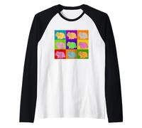 Lop Rabbit Popart Holland Mini Lapins rétro Manche Raglan