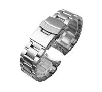 LOPAKACTAG Bracelet de montre en acier inoxydable 20 mm et 22 for Casio EDIFICE EFV-540 500 EFS-S510 EFB-650 EQB-501 EFR-303L/303D(3105 silver,18mm)