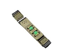LOPAKACTAG Bracelet de montre en nylon for fixation rapide for Garmin Fenix 8, 7, 7X, 6, 6X Pro, 5, 5X Plus (26 mm et 22 mm) Epix 3, 3HR/Gen 2/51(Green,Forerunner 945 925)