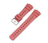 LOPAKACTAG Bracelet de montre en résine et acier inoxydable massif avec boucle for Casio G-Shock séries DW5600, GW5000, GW5035 DW-6900(Dark Red-Steel-K5)