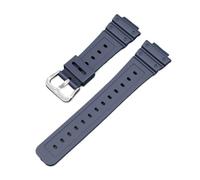 LOPAKACTAG Bracelet de montre en résine et acier inoxydable massif avec boucle for Casio G-Shock séries DW5600, GW5000, GW5035 DW-6900(Dark Blue-Steel-K5)