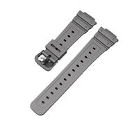 LOPAKACTAG Bracelet de montre en résine et acier inoxydable massif avec boucle for Casio G-Shock séries DW5600, GW5000, GW5035 DW-6900(Gray-Black-K5)