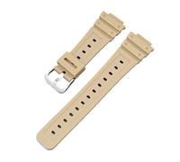 LOPAKACTAG Bracelet de montre en résine et acier inoxydable massif avec boucle for Casio G-Shock séries DW5600, GW5000, GW5035 DW-6900(Khaki-Steel-K5)
